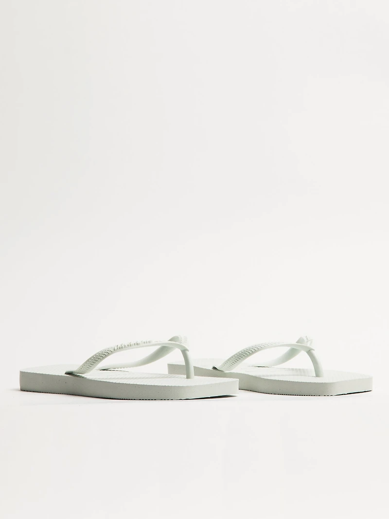 HAVAIANAS SLIM SQUARE FEMME - BLANC