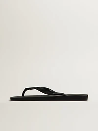 MENS HAVAIANAS TOP SANDALS - BLACK