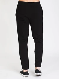 MENS LEG ID FLEECE PANT - BLACK/BLACK CLEARANCE