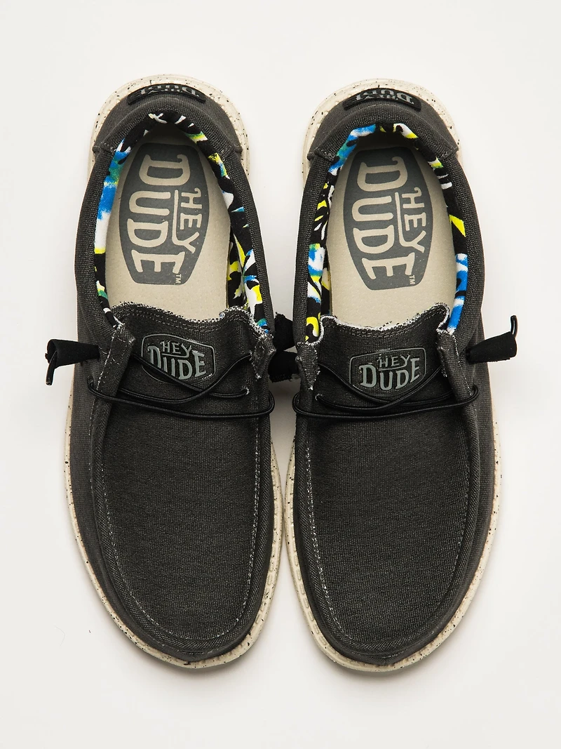 MENS HEYDUDE WALLY STRETCH CANVAS