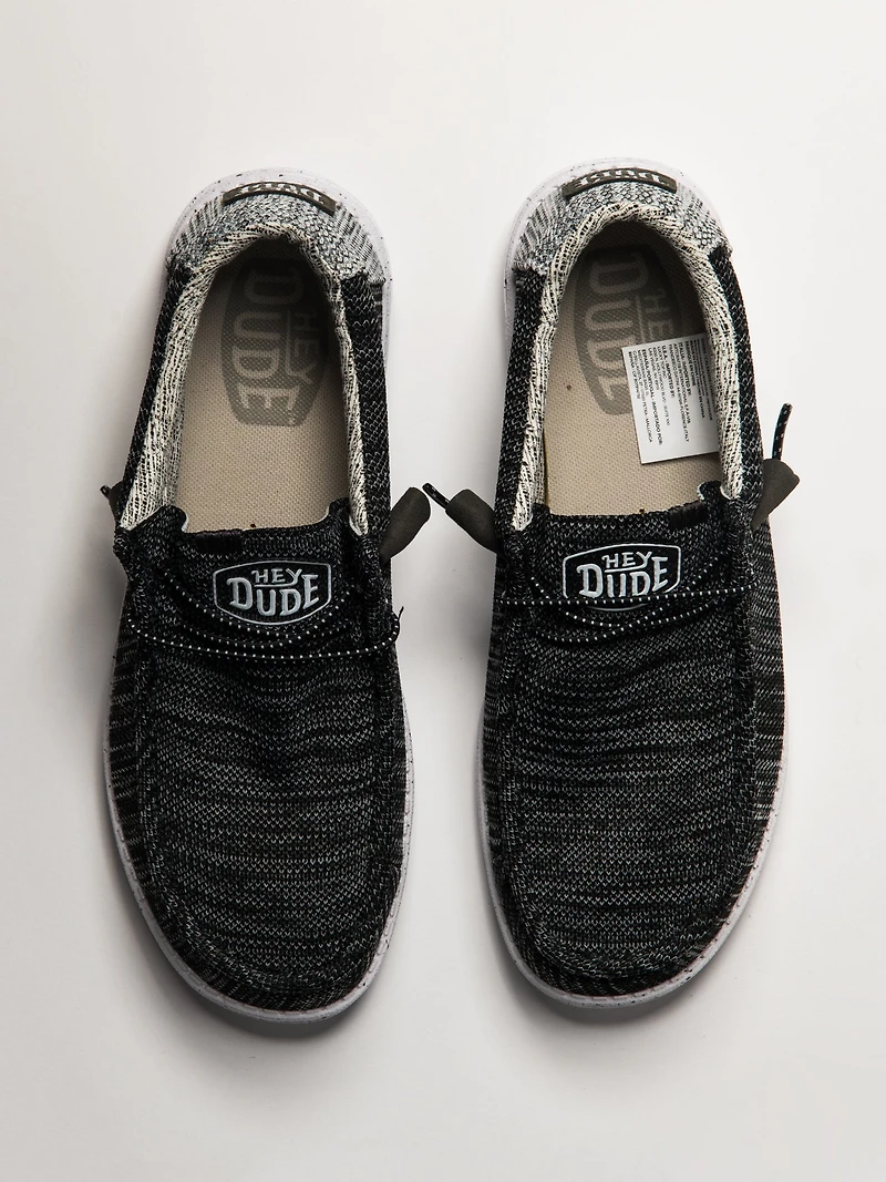 MENS HEYDUDE WALLY STRETCH - METEORITE