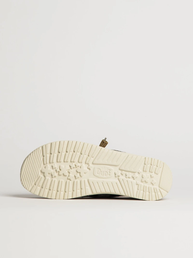 FEMMES HEYDUDE WENDY BUFFALO PLAID - NOIR/ROSE