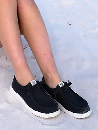WOMENS HEYDUDE WENDY CANVAS