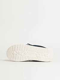 KIDS HEY DUDE WALLY YOUTH STRETCH CANVAS - NAVY