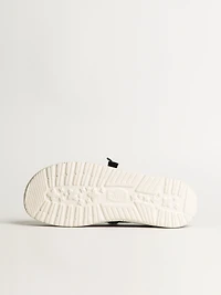 WOMENS HEYDUDE WENDY STRETCH SOX SNEAKER - BLACK/WHITE
