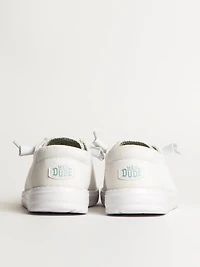 SNEAKER CHAUSSETTE EXTENSIBLE HEY DUDE WENDY POUR FEMME - BLANC