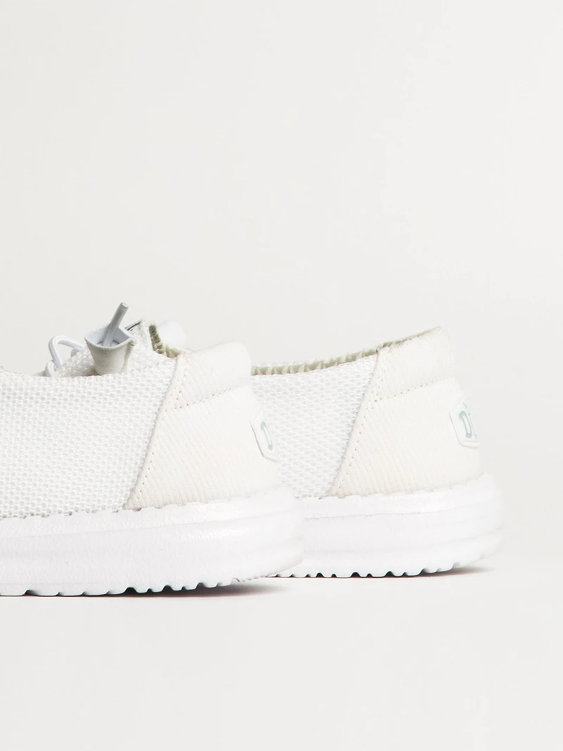 SNEAKER CHAUSSETTE EXTENSIBLE HEY DUDE WENDY POUR FEMME - BLANC