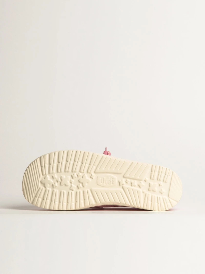 BASKETS HEYDUDE WENDY STRETCH SOX POUR FEMMES - ROSETTE