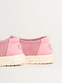 SNEAKER CHAUSSETTE EXTENSIBLE HEY DUDE WENDY POUR FEMME - ROSETTE
