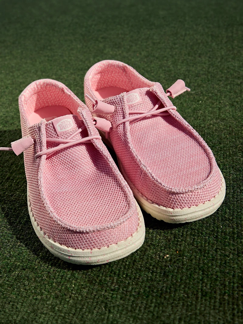 BASKETS HEYDUDE WENDY STRETCH SOX POUR FEMMES - ROSETTE