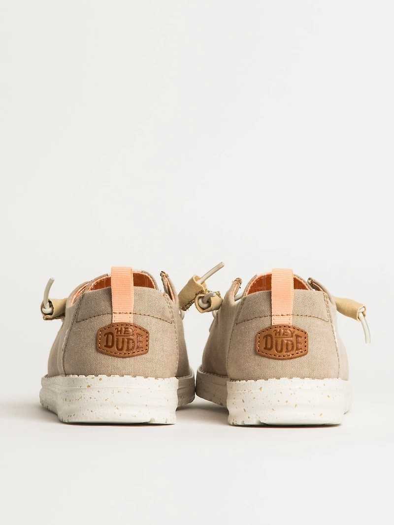 WOMENS HEYDUDE WENDY CHAMBRAY SNEAKER