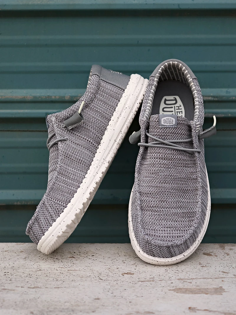 MENS HEYDUDE WALLY STRETCH SOX SLIP-ON