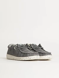 KIDS HEYDUDE WALLY YOUTH STRETCH SOX - GREY