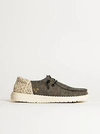 BASKETS WOMENS HEY DUDE WENDY FUNK SURF BAJA - NOIR