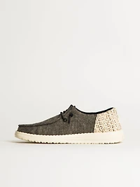 BASKETS WOMENS HEY DUDE WENDY FUNK SURF BAJA - NOIR