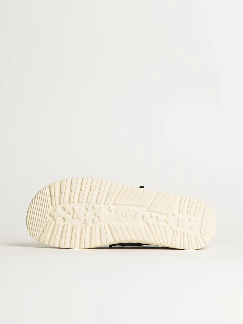 BASKETS WOMENS HEY DUDE WENDY FUNK SURF BAJA - NOIR