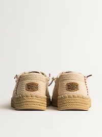 WOMENS HEYDUDE WENDY RETRO PALM ESPADRILLE