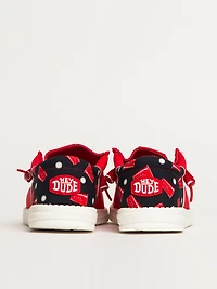 HOMMES HEY DUDE WALLY FUNK SOLO CUP SLIP-ON - ROUGE