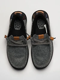 HOMMES HEYDUDE WALLY COZY PLAID - GRIS