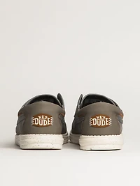 HOMMES HEY DUDE WALLY CRUZ STRETCH CANVAS - GRIS