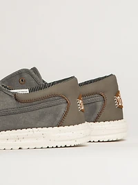 HOMMES HEY DUDE WALLY CRUZ STRETCH CANVAS - GRIS