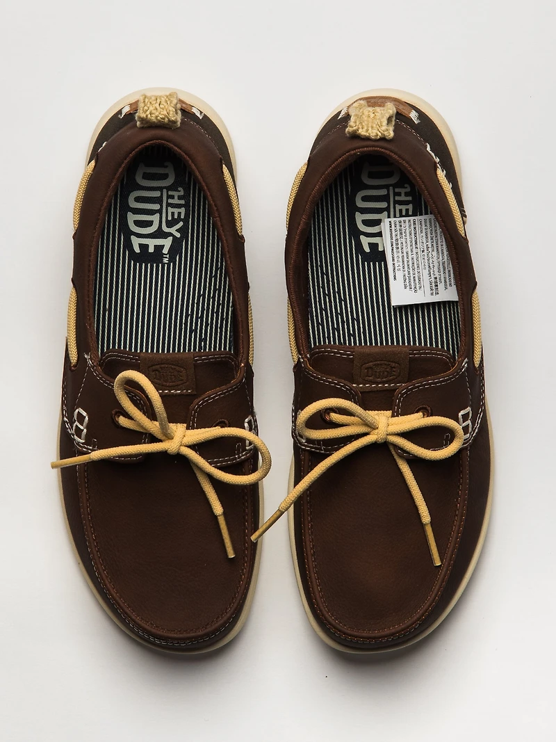 WOMENS HEY DUDE HARBOR BREEZE LO CLASSIC SANDAL - BROWN