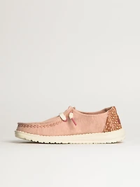 BASKETS WOMENS HEY DUDE WENDY BREAK SURF JERSEY - ROSE