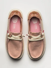 BASKETS WOMENS HEY DUDE WENDY BREAK SURF JERSEY - ROSE