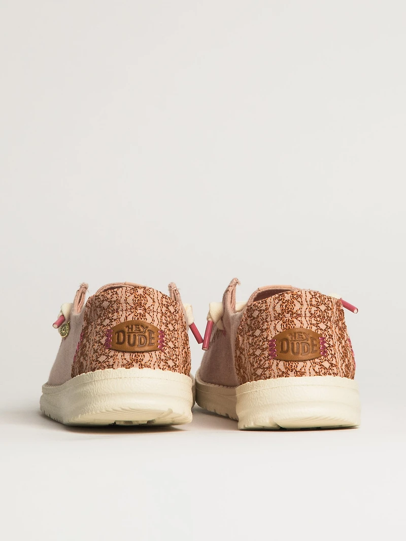 BASKETS WOMENS HEY DUDE WENDY BREAK SURF JERSEY - ROSE