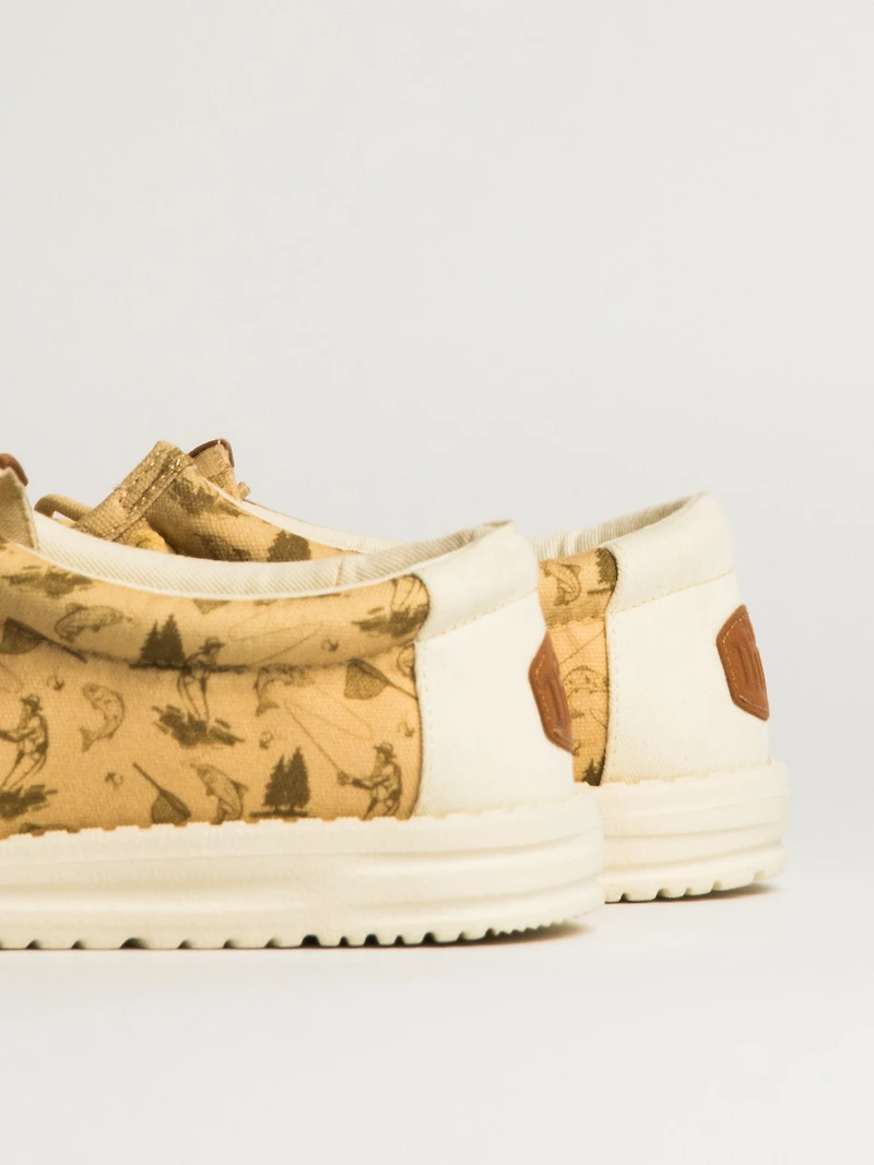 MENS HEY DUDE WALLY FLY FISHING - TAN