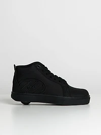HEELYS RACER MID TRIPLE BLACK KIDS - CLEARANCE