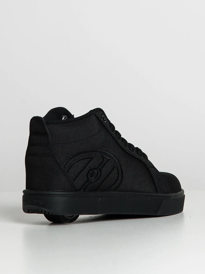 HEELYS RACER MID TRIPLE BLACK KIDS - CLEARANCE