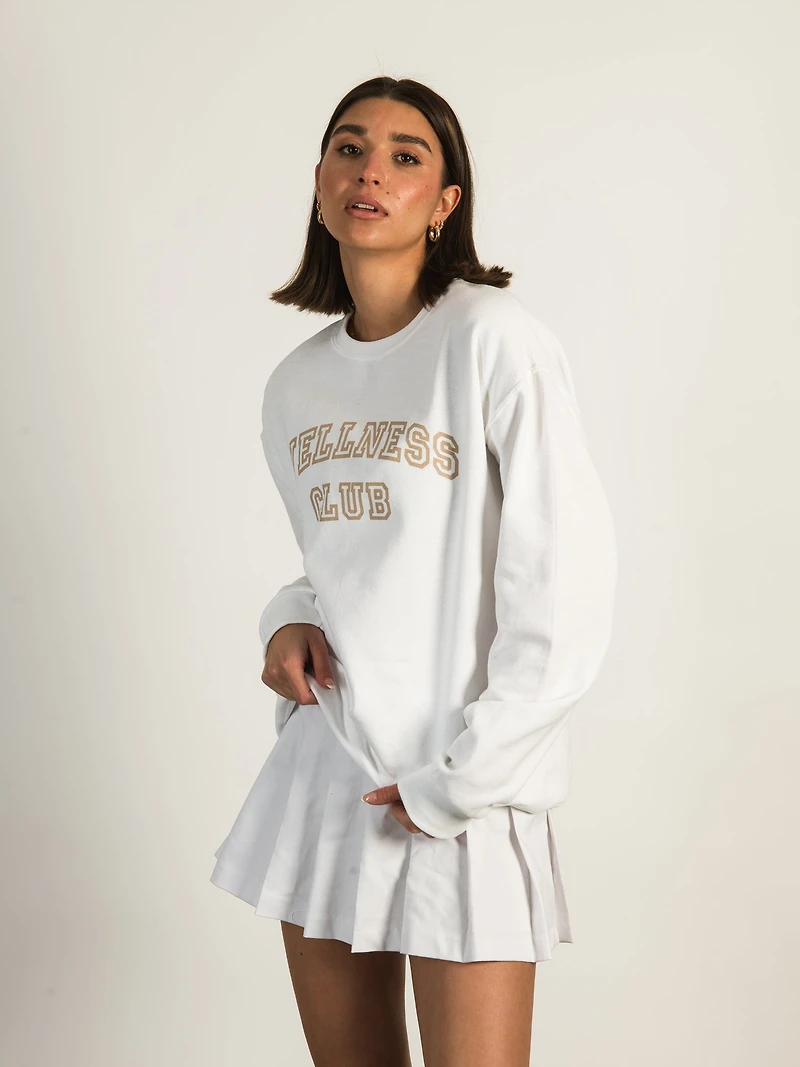 WELLNESS CLUB CREWNECK - CLEARANCE