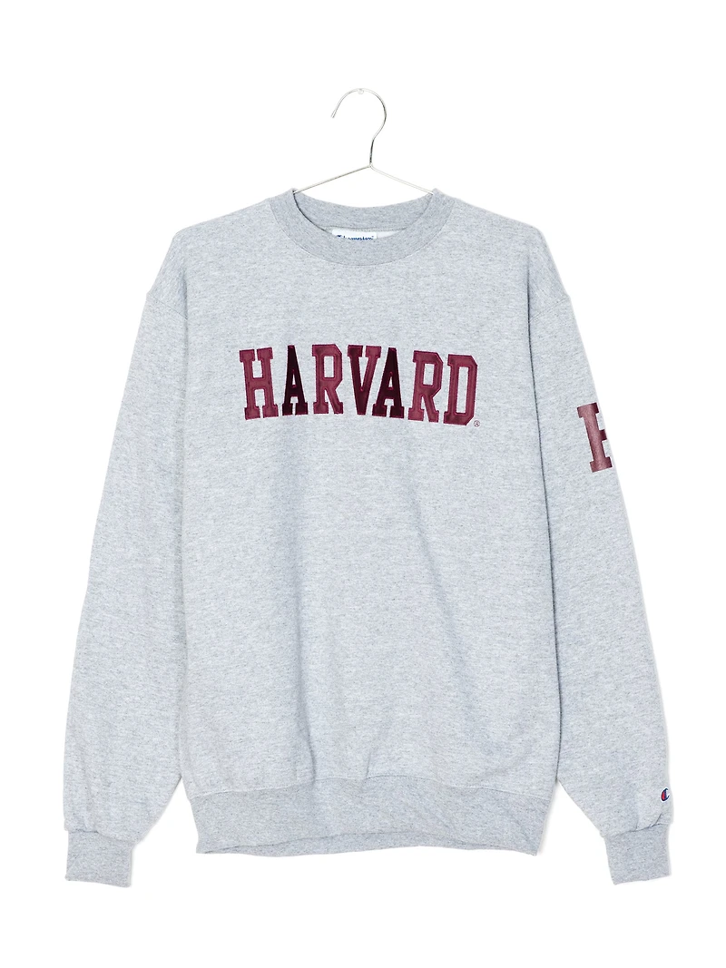 CHAMPION ECO POWERBLEND HARVARD UNIVERSITY CREWNECK SWEATER - CLEARANC