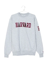 CHAMPION ECO POWERBLEND HARVARD UNIVERSITY CREWNECK SWEATER - CLEARANC
