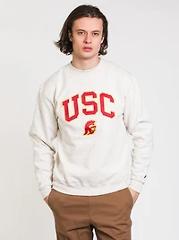 CHAMPION ECO POWERBLEND USC UNIVERSITY CREWNECK SWEATER - CLEARANCE