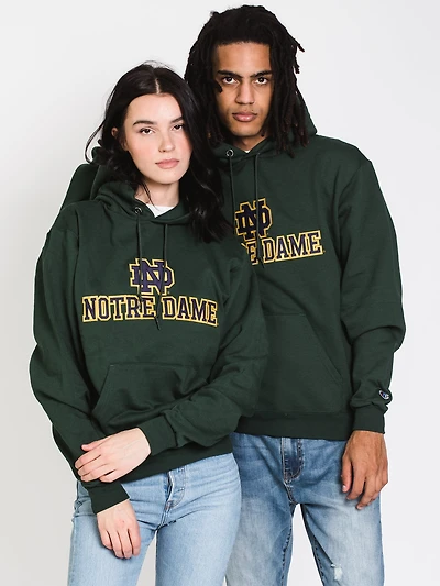 CHAMPION ECO POWERBLEND NOTRE DAME UNIVERSITY HOODIE - CLEARANCE