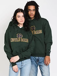 CHAMPION ECO POWERBLEND NOTRE DAME UNIVERSITY HOODIE - CLEARANCE