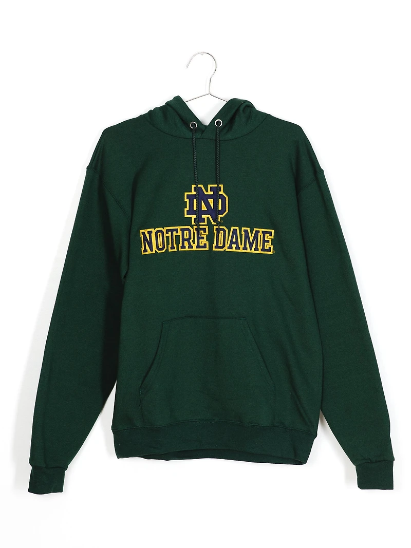 CHAMPION ECO POWERBLEND NOTRE DAME UNIVERSITY HOODIE - CLEARANCE