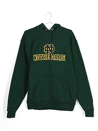 CHAMPION ECO POWERBLEND NOTRE DAME UNIVERSITY HOODIE - CLEARANCE