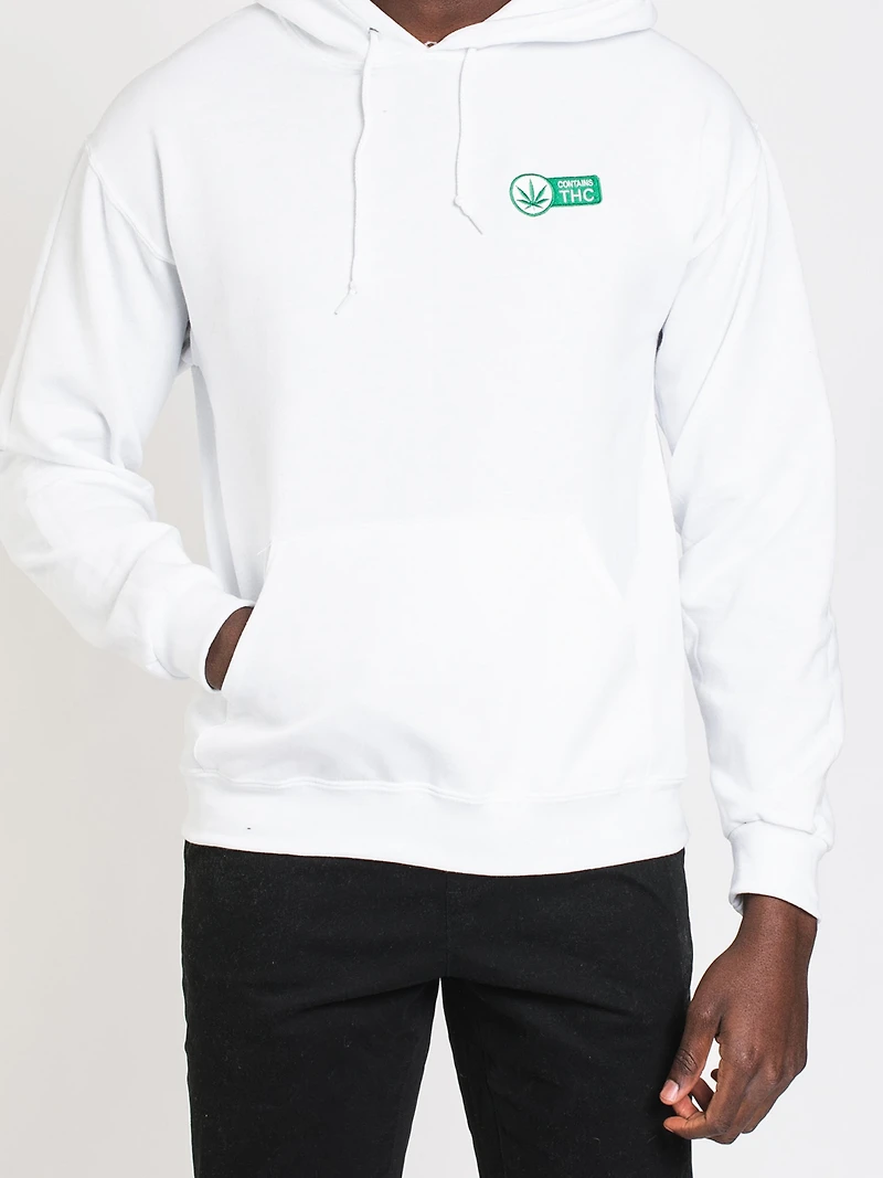 THC EMBROIDERED FLEECE - WHITE
