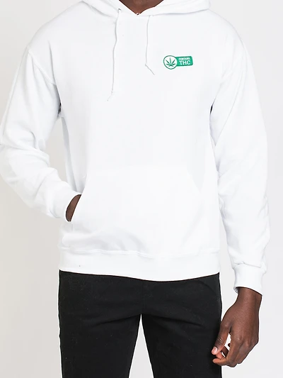 THC EMBROIDERED FLEECE - WHITE
