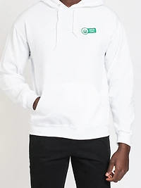 THC EMBROIDERED FLEECE - WHITE