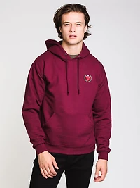 FLIP EMBROIDERED FLEECE - MAROON CLEARANCE