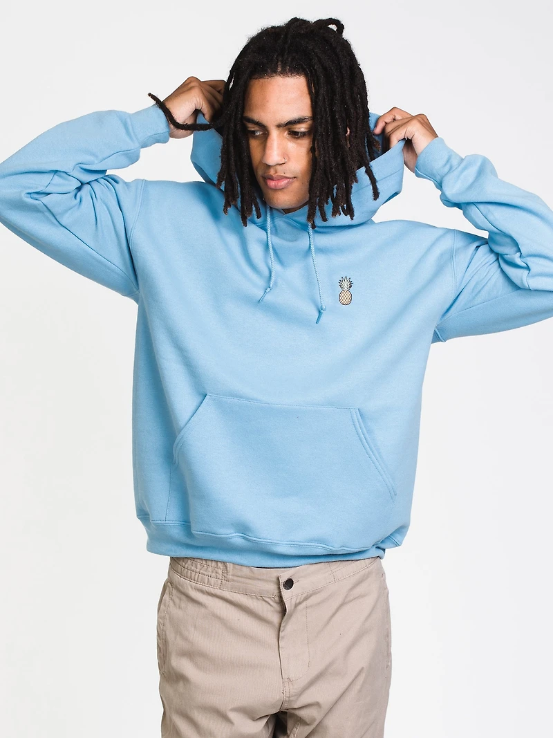 PINEAPPLE EMBROIDERED FLEECE - CLEARANCE