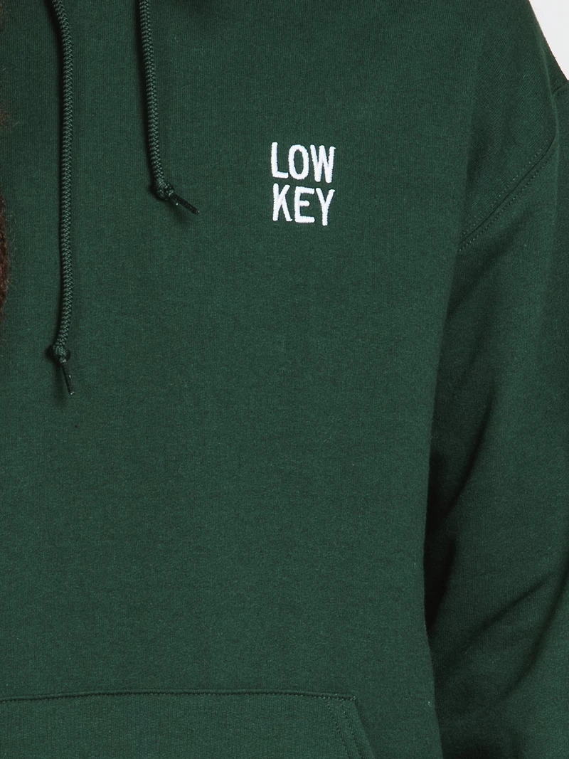 LOW KEY EMBROIDERED HOODIE - CLEARANCE
