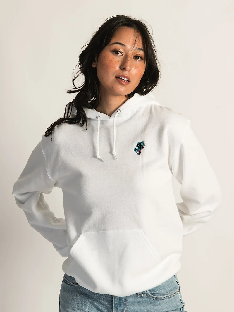 HOTLINE APPAREL PALM TREE EMBROIDERED HOODIE - CLEARANCE