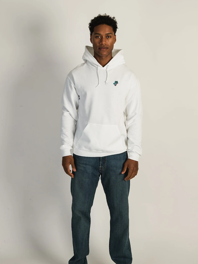 HOTLINE APPAREL PALM TREE EMBROIDERED HOODIE - CLEARANCE