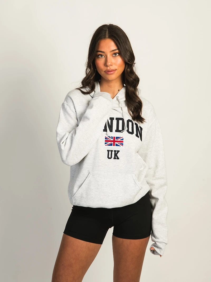 LONDON UK EMBROIDERED HOODIE