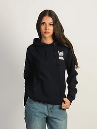 CAT EMBROIDERED HOODIE